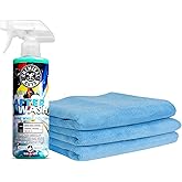 Chemical Guys HOL424 After Wash Sprayable Gloss Boosting Car Wash Drying Aid (Helps Reduce Water Spots, 16 fl oz) Super Dry Kit with Premium Microfiber Drying Towels, 24"x16" (3 Pack)