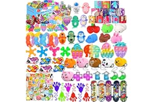 KAISBRO 124 Pcs Party Favors for Kids 4-8, Birthday Gift Toys, Goodie Bag Stuffers, Treasure Box Carnival Prizes, Gifts Classroom, Pinata Bags Filler Boys and Girls 8-12