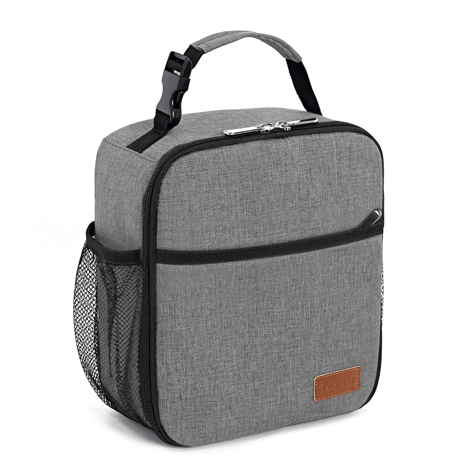 Photo 1 of Femuar Lunch Box for Men Women Adults, Small Lunchbox for Work Picnic - Reusable Lunch bag Portable Lunch tote, Grey