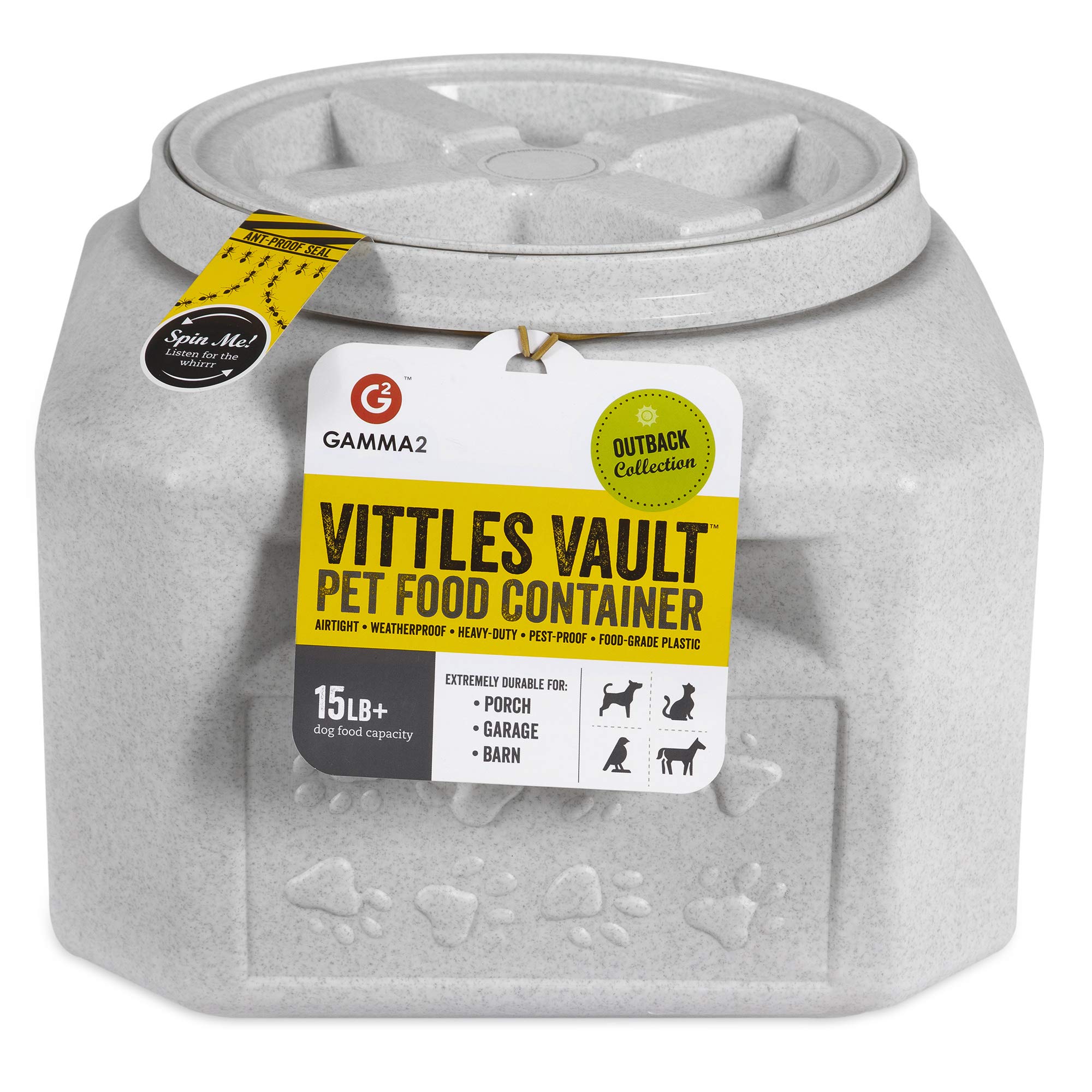 Vittles Vault Outback 15 lb Airtight Pet Food Storage Container