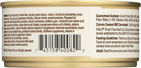 HALO SPOT’S STEW WHOLESOME TURKEY FOOD 5.5 OZ.