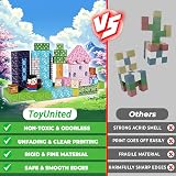 ToyUnited 200Pcs Magnetic Blocks Educational STEM Building Tiles Kids 3-10 view 4
