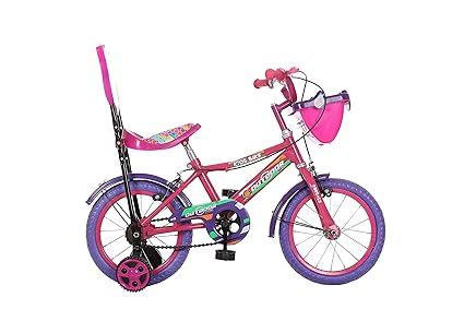Outdoor Bikes 14 Inches Bicycle For Kids 3 To 5 Years, Pink (Assembly Required By Customer)