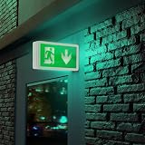Bright Source Down Arrow Legend Panel for LED Emergency Exit Box Sign Fitting view 3