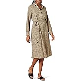 Amazon Essentials Women's Georgette Long Sleeve Midi Length Shirt Dress