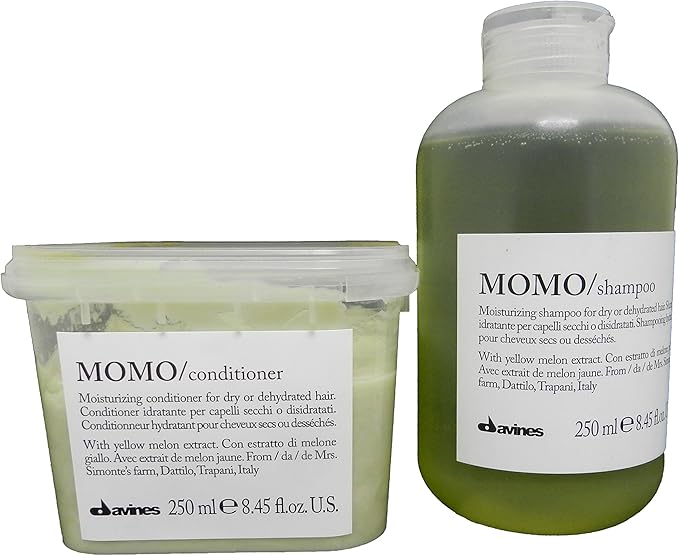 Davines Momo Moisturizing Shampoo and Conditioner Duo 8.45 Ounce