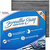 Spearhead Odor Defense Breathe Easy AC &amp; Heater Cabin Air Filter (BE-182) | Fits Select 2009-2025 Acura/Honda Like OEM | Up to 25% Longer Lasting w/Multi-Layer Activated Carbon, Steady Airflow
