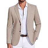 COOFANDY Mens Casual Blazer Knit Sport Coat Lightweight Two Button Suit Jacket