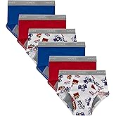 Hanes boys Potty Training Underwear, Light Leaks Toddler Cotton Briefs and Boxer Briefs, Multi-pack