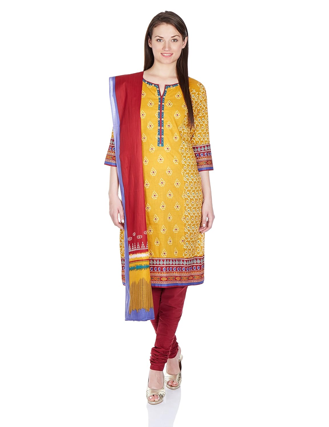Buy BIBA Women's Anarkali Salwar Suit at Amazon.in