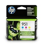 HP 951 Cyan, Magenta & Yellow Original Ink Cartridges, 3 pack (CR314FN)