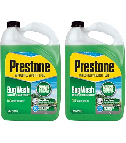 6 Pack Prestone Windshield Washer Fluid With Bug Wash – 1 Gallon Jugs AS657