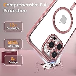 IAIYOXI Magnetic Clear Case for iPhone 15 Pro with