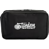 Tandem Sport Amenity Kit Bag - Professional Volleyball Referee Kit with Compartments for Whistle, Net Setter, Pocket Pump, Pressure Gauge, and Penalty Cards - Black, Bag Only