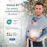 Koala Babycare Baby Sling Easy to Wear Multi-Purpose Carrier Light Grey view 2