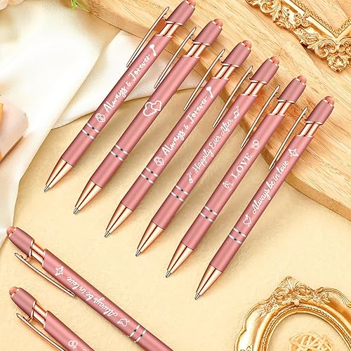 Kisston 36 Pcs Wedding Pens Bulk Bridal Shower Pens Favors Bachelorette  Styles Retractable Ballpoint Wedding