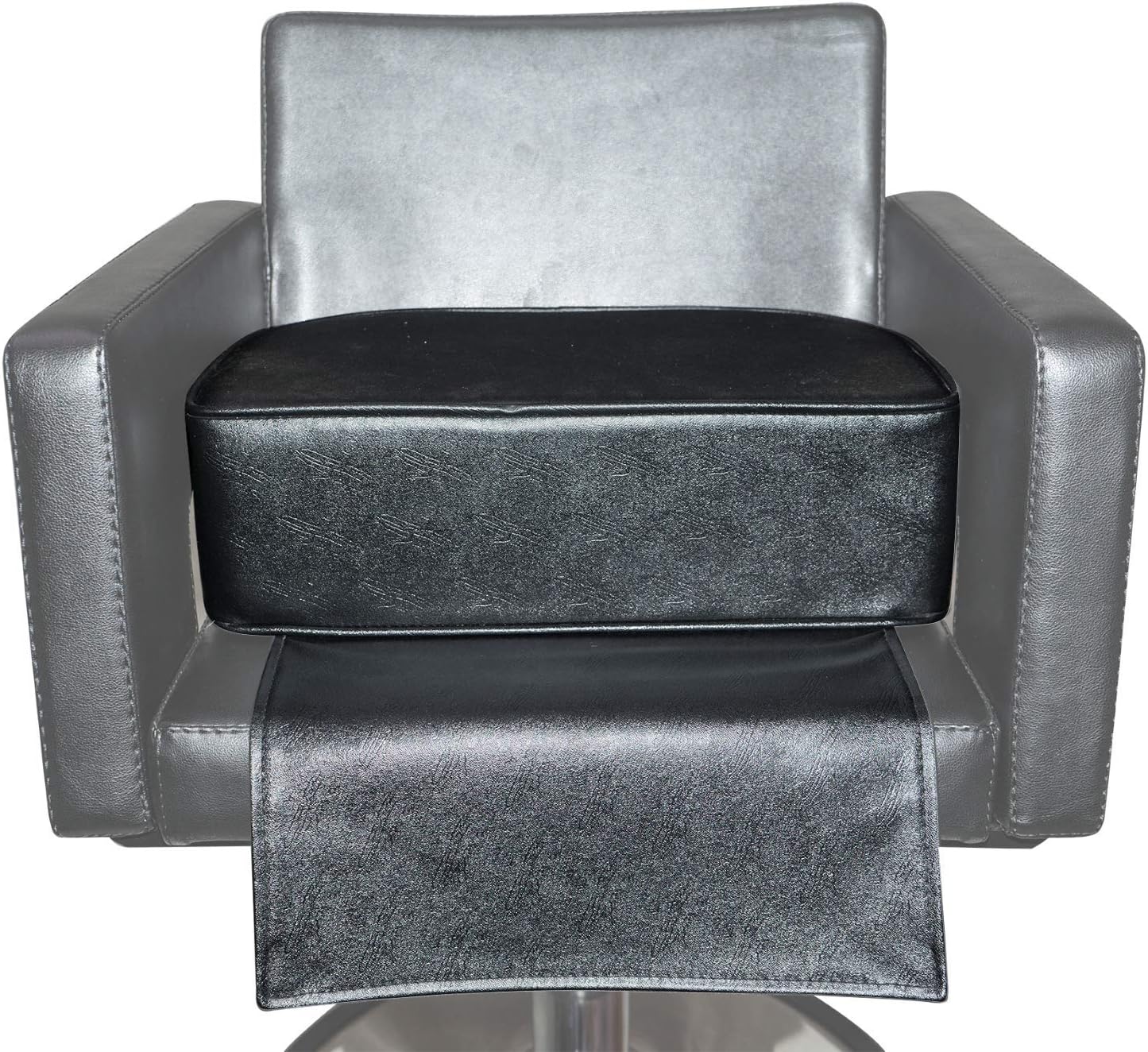 Chromium by PureSana Professional Child Booster Seat [1083], Universal Fit, Compatible with Most Styling, Barber & All Purpose Salon Chairs, Premium Vinyl & Foam Materials, Salon Quality: Kitchen & Dining