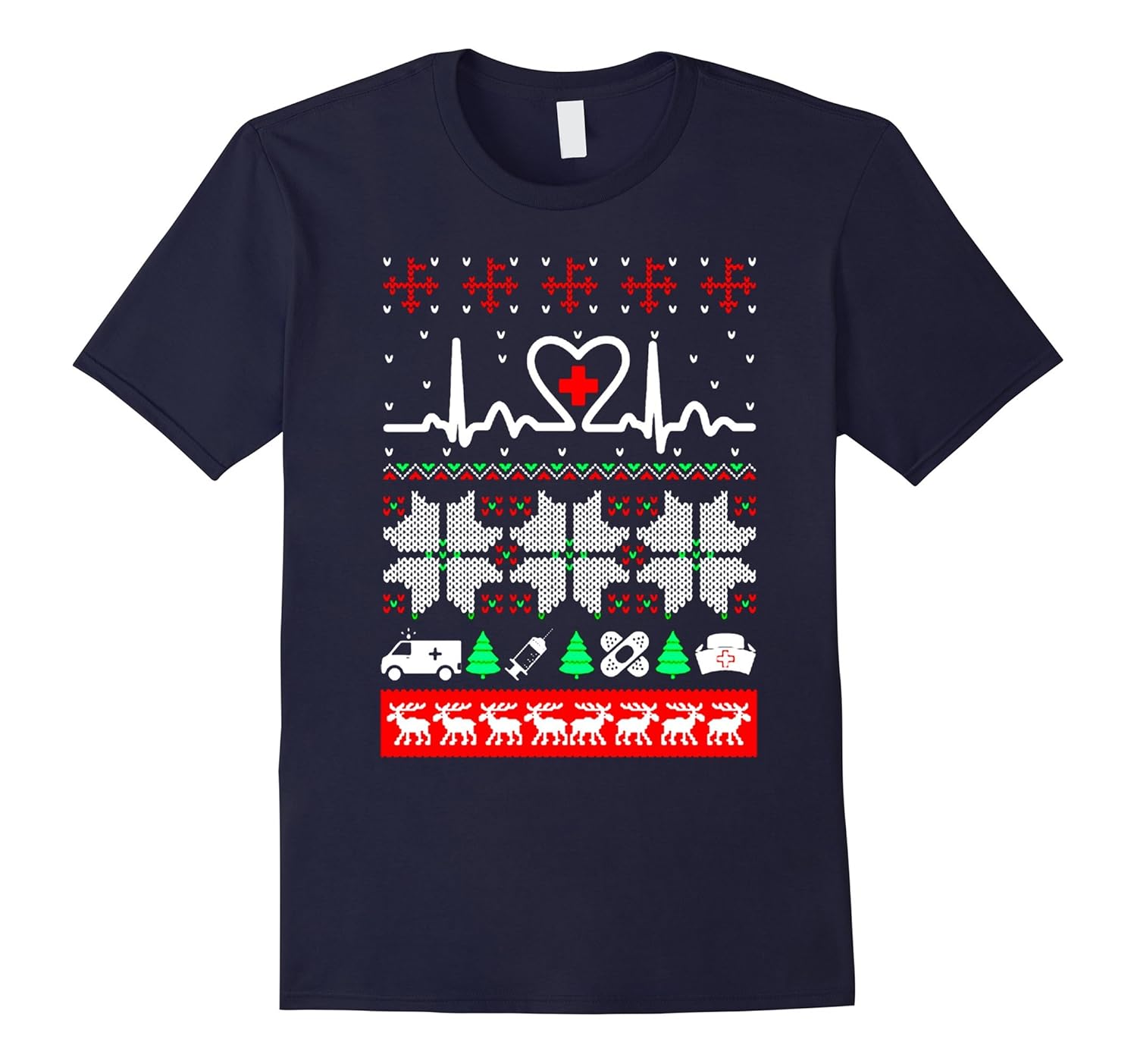 Merry Christmas-nurse nursing Christmas Shirt-ANZ