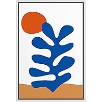 SIGNWIN Framed Canvas Wall Art Boho Decor Illustration Canvas Prints Home Artwork Decoration for Living Room,Bedroom - 16x24 inches