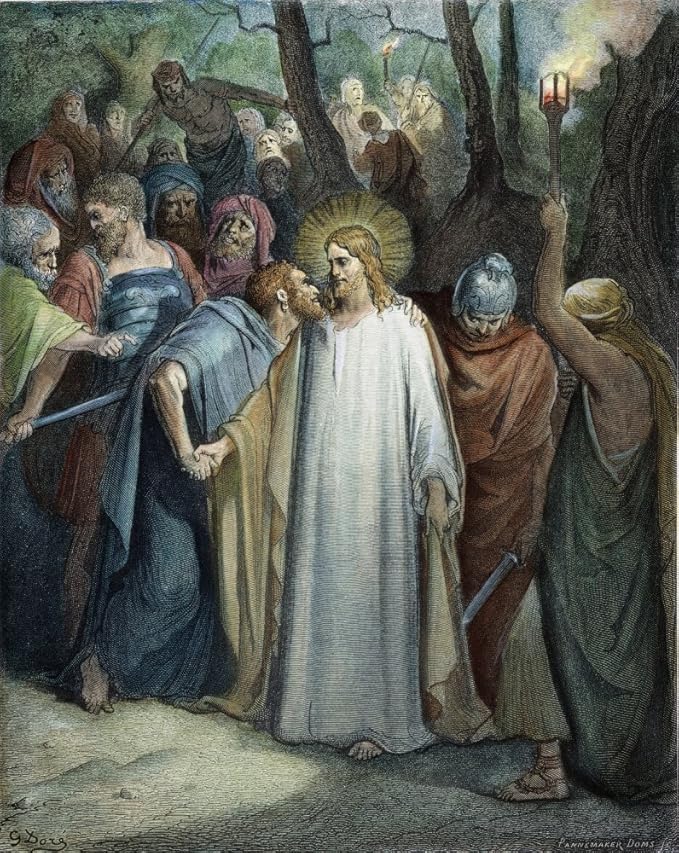 Dor Betrayal Of Christ Nthe Betrayal Of Christ By Judas Iscariot (Mark ...