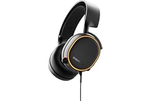 SteelSeries Arctis 5 - RGB Illuminated Gaming Headset with DTS Headphone: X v2.0 Surround - for PC and PlayStation 4 - Black