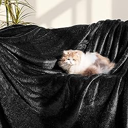 Whale Flotilla Black Queen Size Blanket for