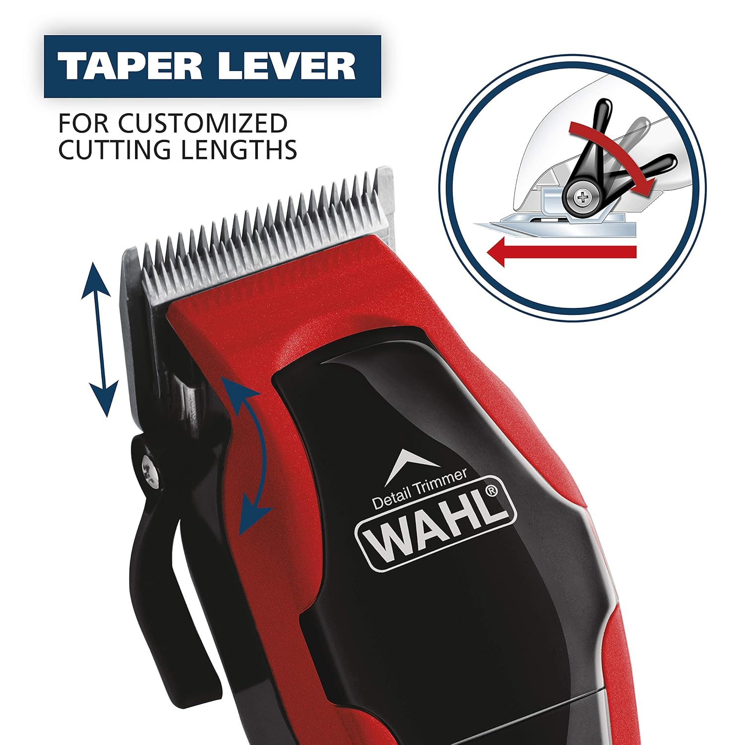 Wahl Clipper Clip 'n Trim 2 In 1 Hair Cutting Clipper/Trimmer Kit with Self Sharpening Blades #79900-1501: Beauty