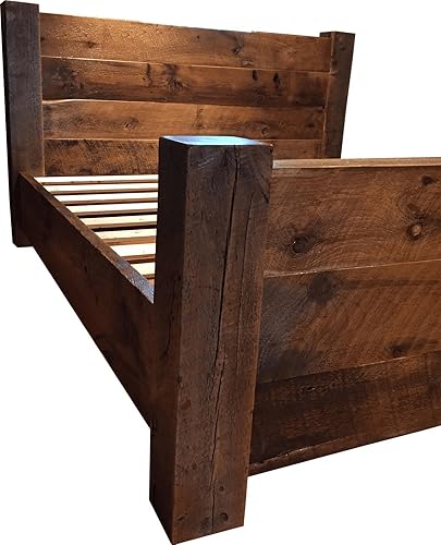 Amazon Com Chandos Post Reclaimed Wood Bed Handmade