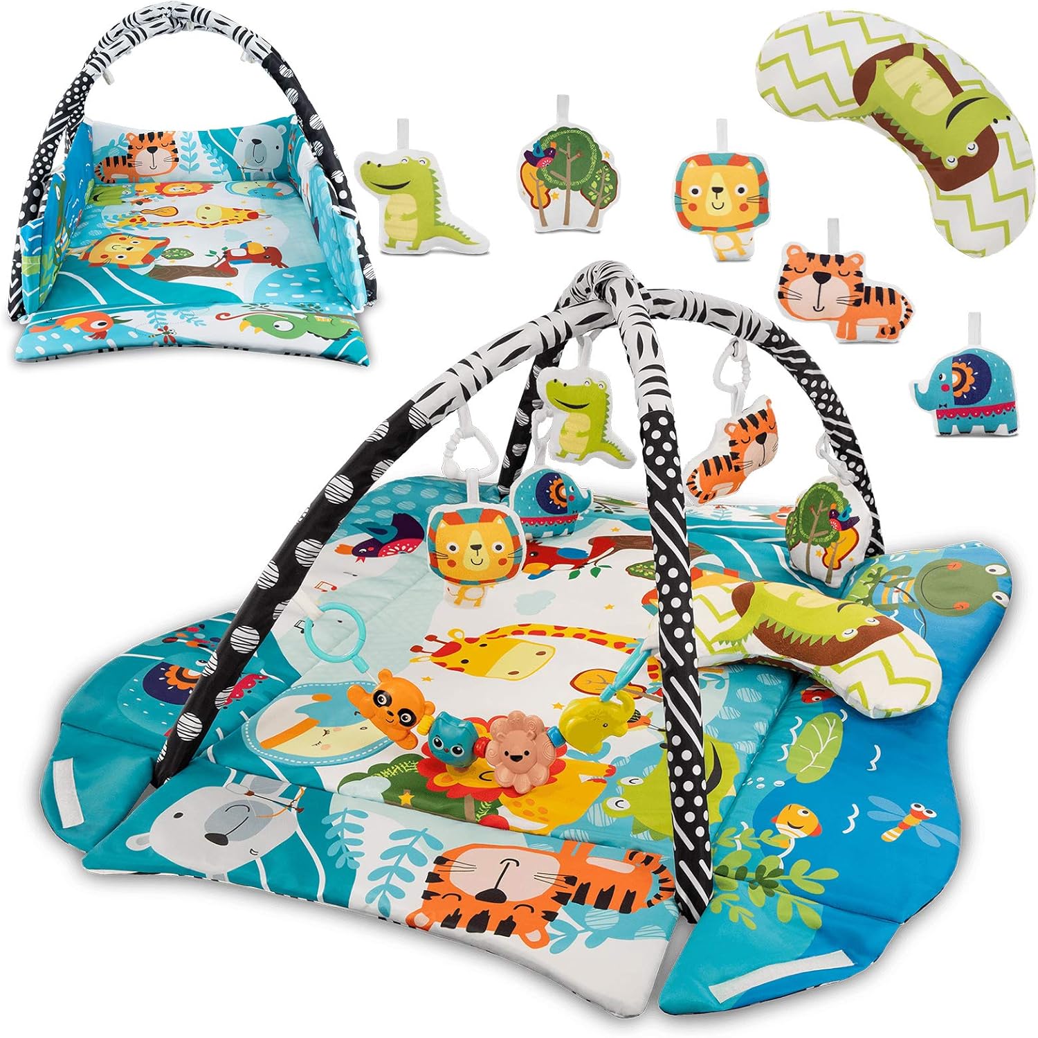 Multicolore Lionelo Agnes 2en1 Tapis Bebe Tapis Avec Une Maison Jouets Hochets Et Anneaux De Dentition Inclus Materiaux Doux Colores Et Durables Grande Taille Eveil Et Jouets Bebe Et Puericulture Yourcup Yourdesign Com