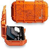 Evergreen 56 Dry Box - EDC Tough Protective Case USA Made for Organization of Cameras, Phones, Camping, Fishing, Hiking, Water Sports (Orange, TOPO)