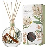 Vietora Eud Cedarwood &amp; White Musk Reed Diffuser, 3.34 Fl Oz | Luxury Hotel-inspired Scent,Air Fresheners for Bedroom, Bathroom, Living Room or Office; Gift-ready, Shelf Decor
