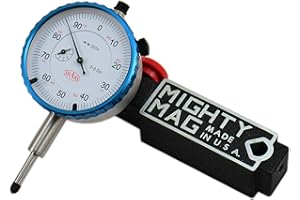 SHARS Mighty Mag 400-1 Universal Magnetic Base + 0-0.5" Dial Indicator 212-0152(212-0150+303-3107) P]