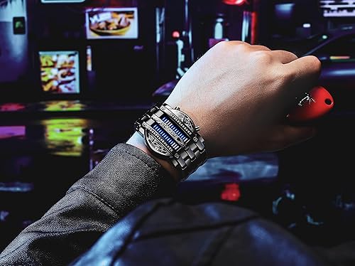 Digital Waterproof Binary Matrix Watch Binary Matrix Blue LED - Main Image