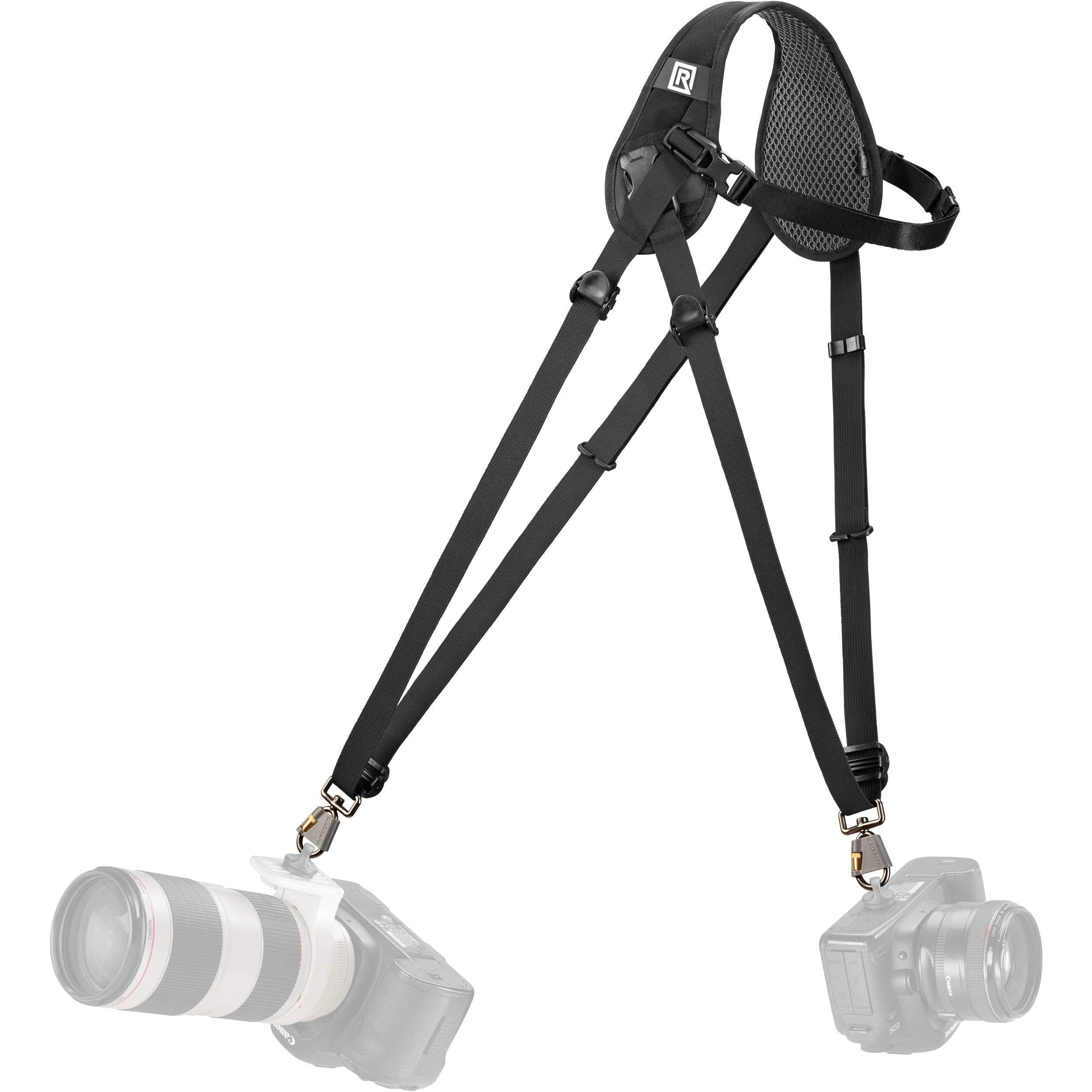 BLACKRAPID Hybrid Breathe-Double Camera Sling/Strap Abdominal Support, Black, One Size