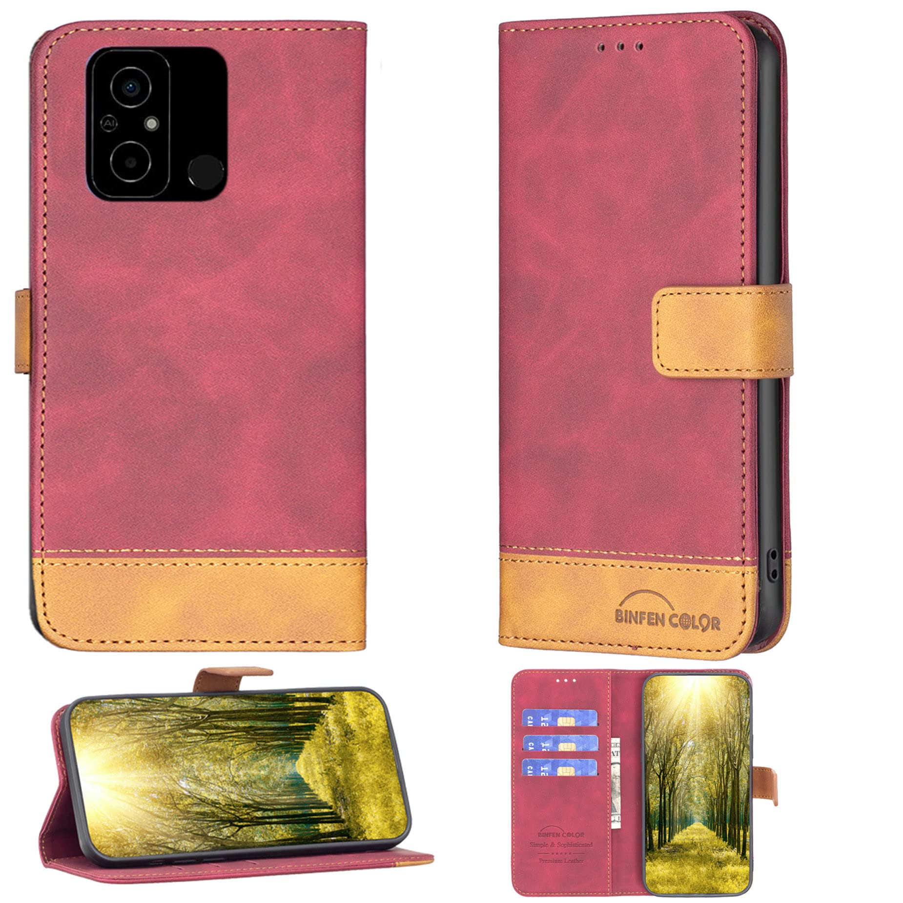 jioeuinly Case for Poco C55 Case Compatible with