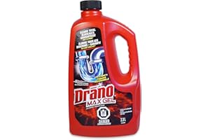 Drano Max Gel Drain Clog Remover and Cleaner, Unclogs and Removes Hair, Soap Scum, Blockages and More from Showers and Sinks,