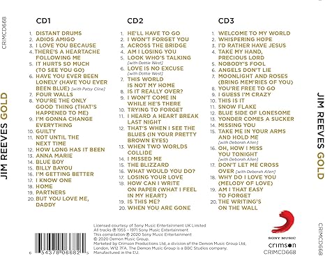 Jim Reeves Gold Amazon Co Uk Music jim reeves gold