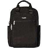 Baggallini womens Commuter Laptop Backpack - Lightweight 15x11 Travel Backpack W/Rfid & Luggage Sleeve
