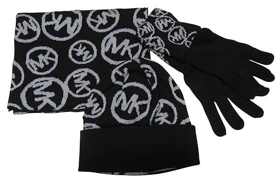 michael kors scarf and glove set