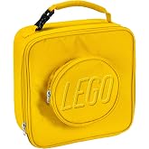 LEGO Lunch Bag, Durable and Insulated, with Mesh Pouch and Zip Compartment, Perfect for On-the-Go Meals, Yellow