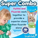 Brush-Baby Gentle Applemint Baby Toothpaste 3 x 50ml 0-3 Yrs Fluoride Xylitol view 4