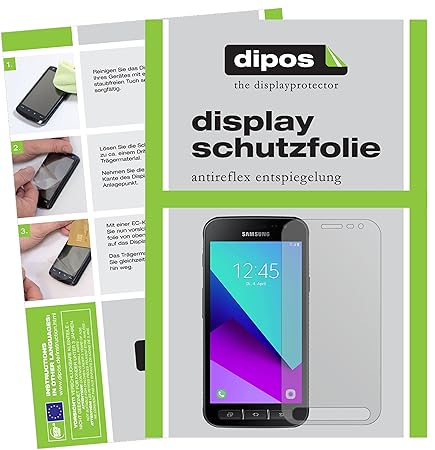 dipos I 2X Schutzfolie matt passend für Samsung Galaxy Xcover 4 Folie Displayschutzfolie