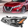 Huray LED Headlight Assembly Fit for Nissan Altima 2019-2022 LH Projector Headlamp w/LED DRL OE Style Replacement for NI2502266 Left Driver Side