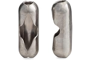 WAXAW #6 Chain Connector (100 Pack) Stainless Steel for Beaded Ball Chain USA Made