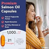 Hofseth Biocare Cardio Omega 3 Fish Oil 1000mg 180 Capsules view 3
