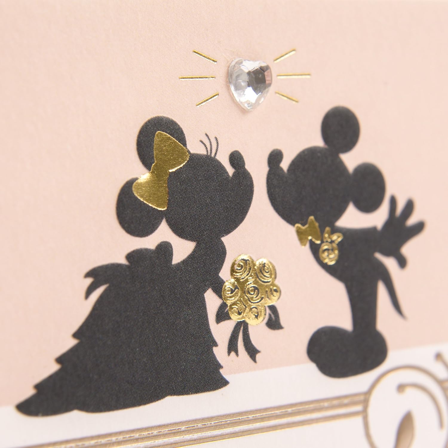 Amazon Com Hallmark Disney Wedding Card Mickey And Minnie Classic Romance Office Products