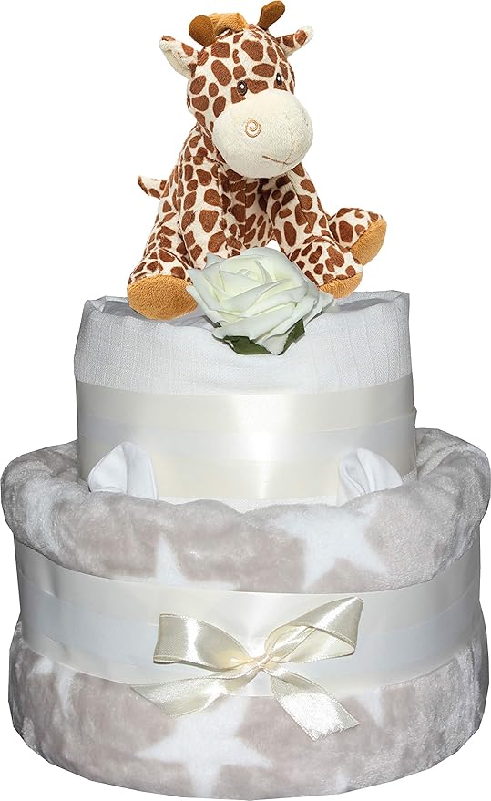 giraffe nappy cake