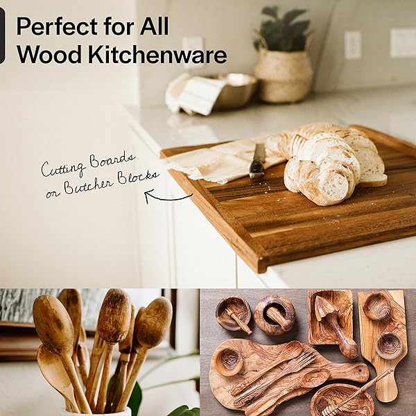 THIRTEEN CHEFS MINERAL OIL – 12OZ FOOD GRADE CONDITIONER FOR WOOD CUTTING BOARD, COUNTERTOP & BUTCHER BLOCK, LUBRICANT FOR KNIFE OR MEAT GRINDER – SAFE USP FINISH ON MARBLE, SOAPSTONE