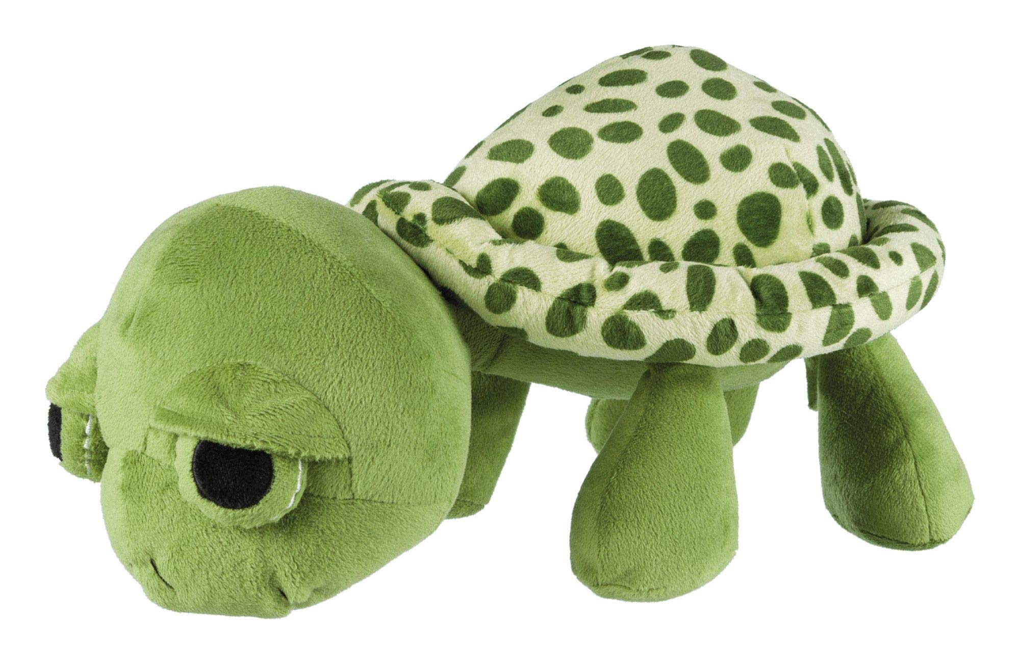TRIXIE Soft Plush Turtle Dog Toy - 40cm, Squeaky Dog Toy for Large & Small Dogs - 35854