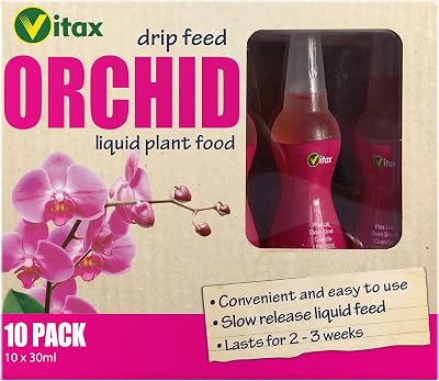 Vitax Ltd Orchid Drip Feed Mini Bottles 30ml Pack of 10